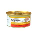 کنسرو گربه گورمت گلد پته با طعم گوشت گاو - Gourmet Gold Pate With Beef